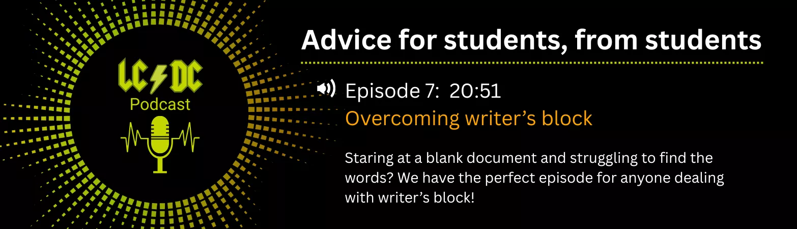 Learning Centre podocast: Advice for students, from students